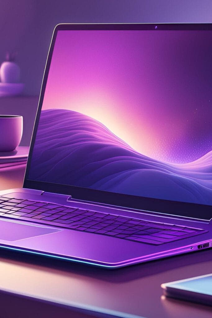 Purple in Technology - Computers