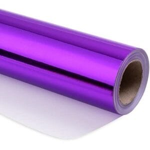 Purple Metallic Wrapping Paper (10m Roll)