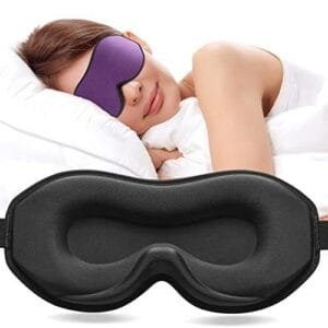 Umisleep Purple 3D Eye Mask for Side Sleepers